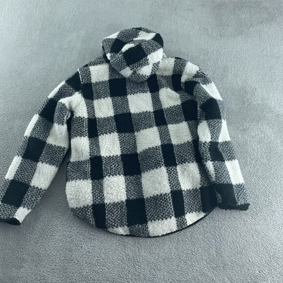 Weatherproof Womens Plaid Sherpa Jacket Full-Zip Reversible Size S NWT 1065 - Picture 2 of 9